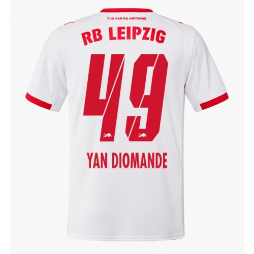 Billige Fotballdrakt RB Leipzig Yan Diomande #49 Replika Hjemmedrakt 2025-26 Kortermet Billige Fotballdrakt RB Leipzig Yan Diomande #49 Replika Hjemmedrakt 2025-26 Kortermet